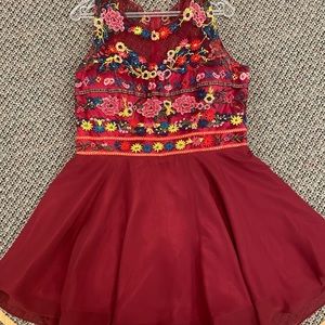 Burgundy Homecoming Dress